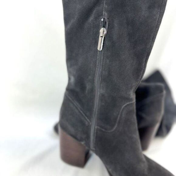Steve Madden Womens Dark Gray Saudy Suede Over-the-Knee Boots Size 10M - Picture 8 of 10
